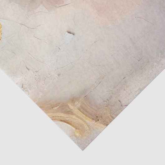  Blush Franse Rozen Gold Grunge Decoupage Tissuepapier (Detail)