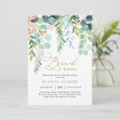 Blush Garden Bridal Shower Kaart (Staand voorkant)