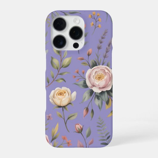 Blush Garden Roses iPhone Hoesje (Achterkant)