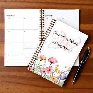 Blush Garden Watercolor Persoonlijke Planner