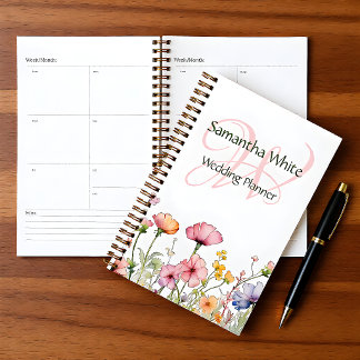 Blush Garden Watercolor Persoonlijke Planner