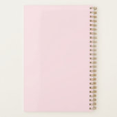 Blush Garden Watercolor Persoonlijke Planner (Achterkant)