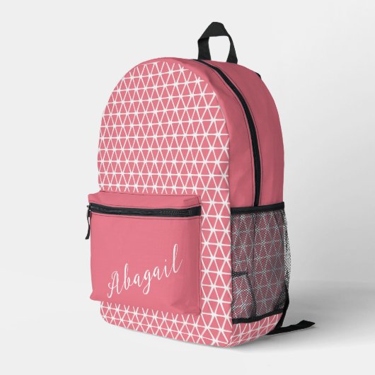Blush Geo Rugzak - vertrouwen (Achterkant Hoek Rechts)
