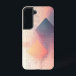 Blush geometrics telefoonhoesje samsung galaxy hoesje<br><div class="desc">Zachte vormen in blush en blauwe tinten versmelten tot een strak,  elegant geometrisch ontwerp dat zowel modern als tijdloos is.</div>