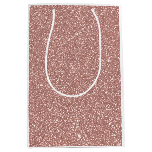 Blush Geometrisch Patroon Feest Medium Cadeauzakje