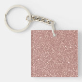 Blush Geometrisch Patroon Feestje Sleutelhanger (voorkant)