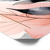 Blush Geometry Bloom Poster (Hoek)