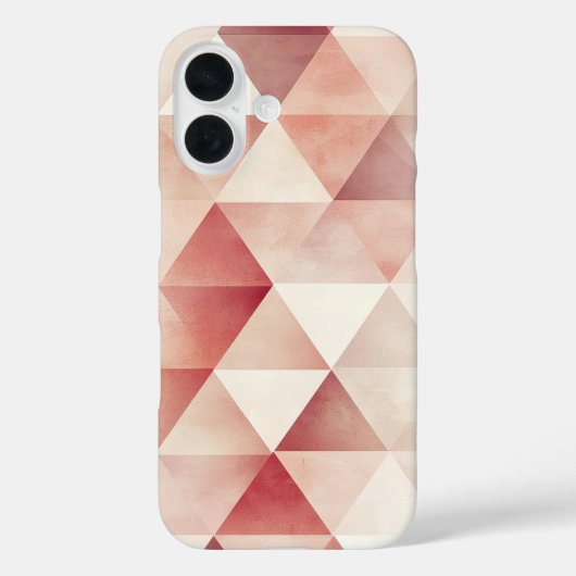 Blush Geometry Fade Case-Mate iPhone Case (Achterkant)