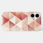 Blush Geometry Fade Case-Mate iPhone Case (Achterkant (horizontaal))