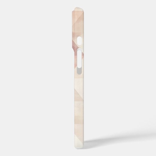 Blush Geometry Fade Case-Mate iPhone Case (Achterkant / Links)