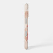 Blush Geometry Fade iPhone 16 Hoesje (Rechterkant)
