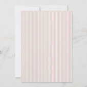 Blush Gingham Christmas Kaart (Achterkant)