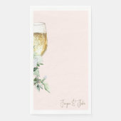 Blush Glas Champagne Persoonlijk Servet (Voorkant)