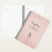Blush Glitter Boss Lady Regels Gepersonaliseerd Planner (Display)