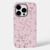 Blush Glitter Flakes Case-Mate iPhone Case (Achterkant)