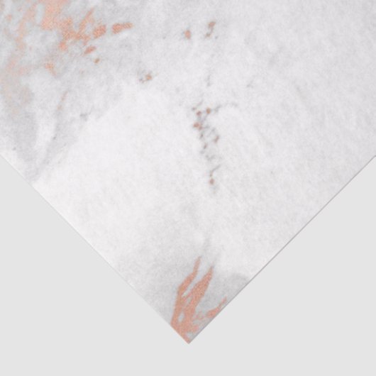 Blush Glitter White Pink Marble Modern Tissuepapier (Detail)