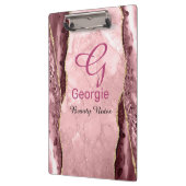 Blush & Gold Agate Klembord (Links)