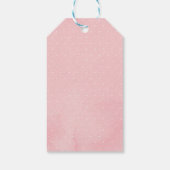 Blush Gold Boho Tribal Woodland Animals Dank u Cadeaulabel (Achterkant)