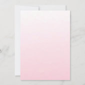 Blush Gold bruids brunch en bubbels uitnodiging (Achterkant)