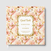  Blush Gold bruiloft gastenboek voor herinneringen (Voorkant)