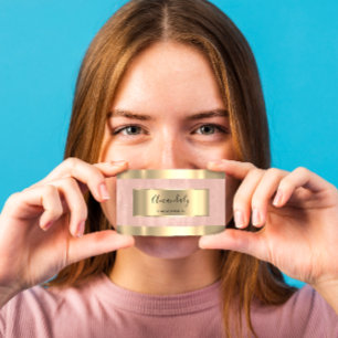 Blush Gold-chassis elegant professioneel modern Visitekaartje