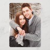 Blush Gold Confetti trouwfoto Save the Date (Achterkant)