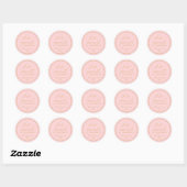 Blush Gold Elegant script dat ik doe aan Sticker (Vel)
