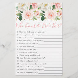 Blush Gold Floral die de beste game kent