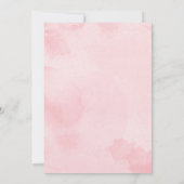 Blush Gold Floral drive by Baby shower Quarantine Kaart (Achterkant)