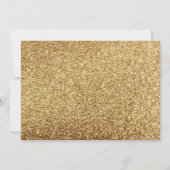 Blush Gold Glitter Bridal Shower Uitnodiging (Achterkant)