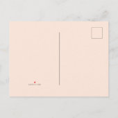 Blush & Gold Glitter Champagne 30e verjaardag Uitnodiging Briefkaart (Achterkant)