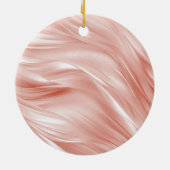 Blush Gold Glitter Wimpers Keramisch Ornament (Achterkant)