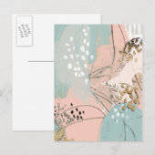 Blush & Gold I Briefkaart (Voorkant / Achterkant)