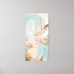 Blush & Gold I Canvas Afdruk