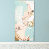 Blush & Gold I Canvas Afdruk (Insitu (Houten vloer))