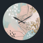 Blush & Gold I Grote Klok<br><div class="desc">Blush & Gold I van June Erica Vess</div>