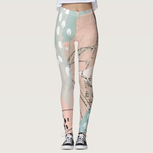 Blush & Gold I Leggings (Voorkant)