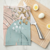 Blush & Gold I Theedoek (Quarter Fold)