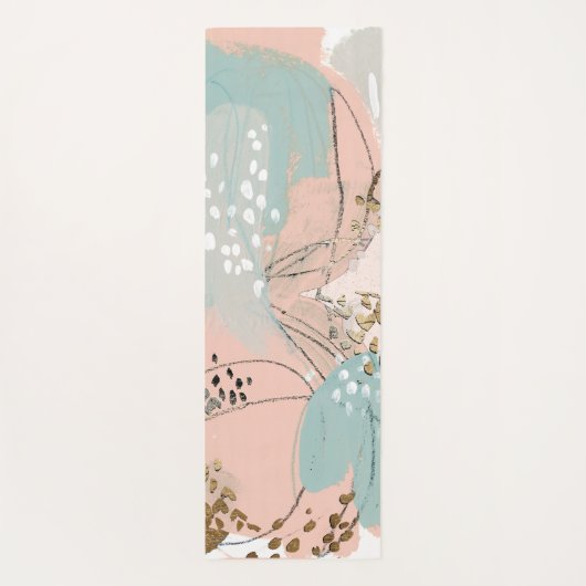 Blush & Gold I Yogamat (Achterkant)