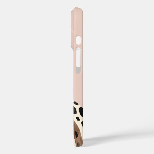 Blush Gold Leopard Case-Mate iPhone Case (Achterkant / Links)