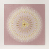 Blush Gold Mandala Legpuzzel (Horizontaal)
