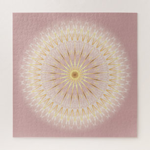 Blush Gold Mandala Legpuzzel