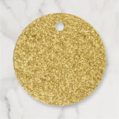 Blush & Gold Pop It Open Mini Champagne Bedankjes Labels (Achterkant)