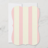 Blush Gold Royal Princess Baby shower Invitation Kaart (Achterkant)