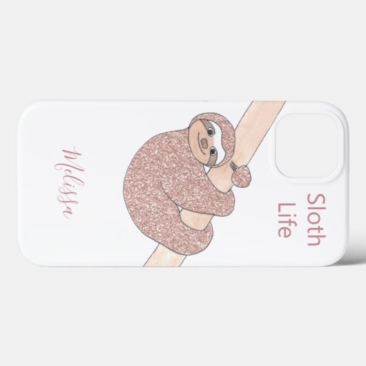 Blush Gold-sleuf op maat Case-Mate iPhone Case (Achterkant (horizontaal))