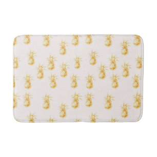 Blush Gold tropische anananassen Badmat
