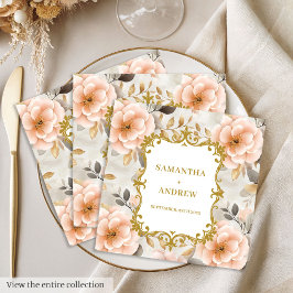 Blush Gold Trouwpapier servetten