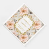  Blush Gold Trouwpapier servetten (Hoek)