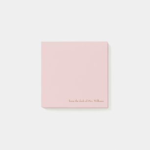 Blush & Gold van het bureau van de leraar Post-it® Notes
