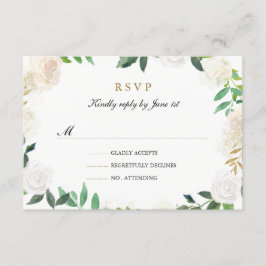 Blush Gold Waterverf krans bruiloft RSVP